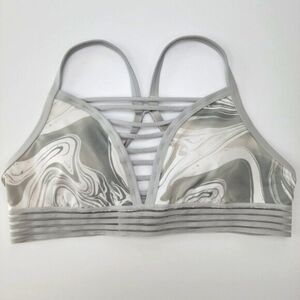 PINK Victoria’s Secret Ultimate Marble Print Strappy Bra